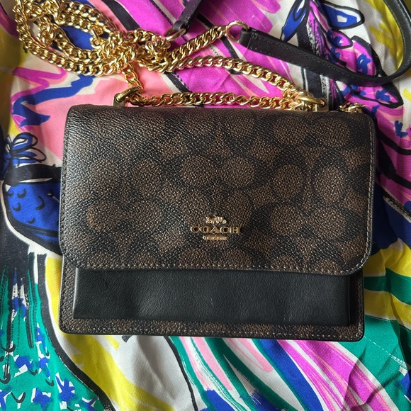 Mini Klare Crossbody Bag In Signature Canvas - Picture 1 of 11